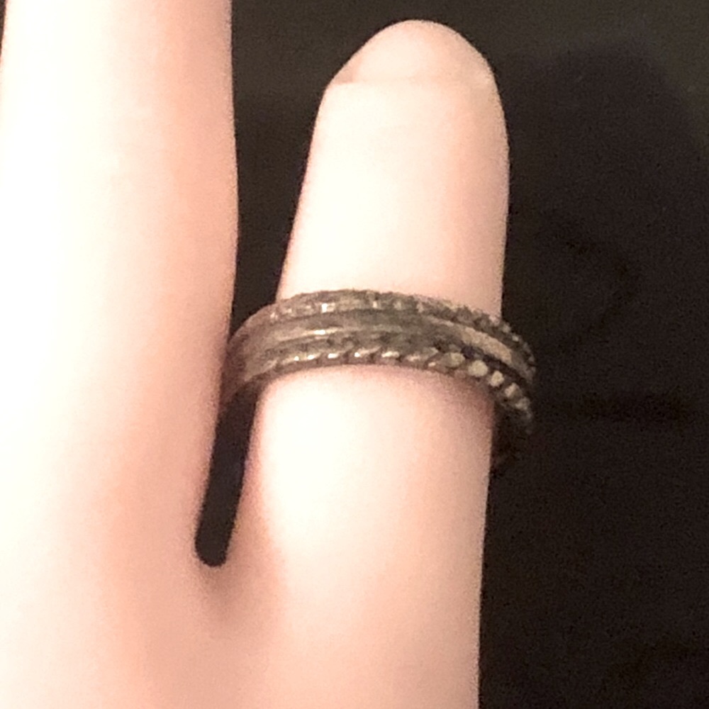 Vintage Sterling silver toe  ring